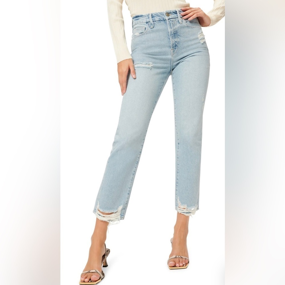 NEW GOOD AMERICAN - Good Boy Vintage Inspired curvy Jean with Tummy Tech